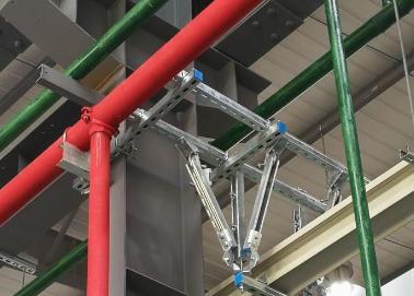 黄南该抗震支架的整体式支吊架结构协调性好